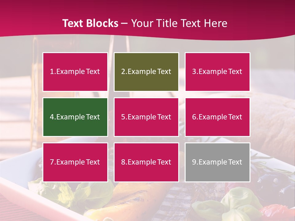 Brunch Abendessen Antipasto PowerPoint Template