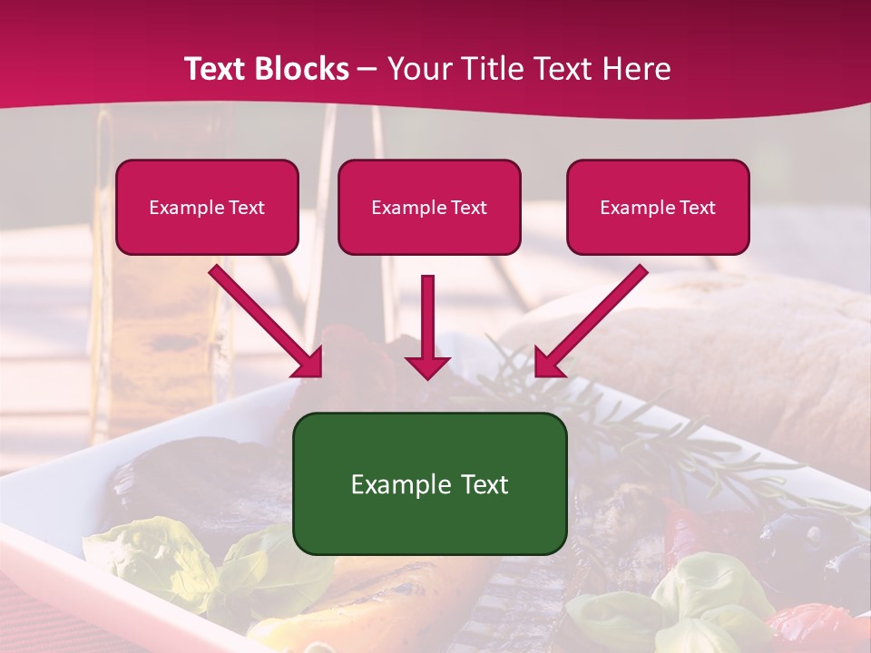 Brunch Abendessen Antipasto PowerPoint Template