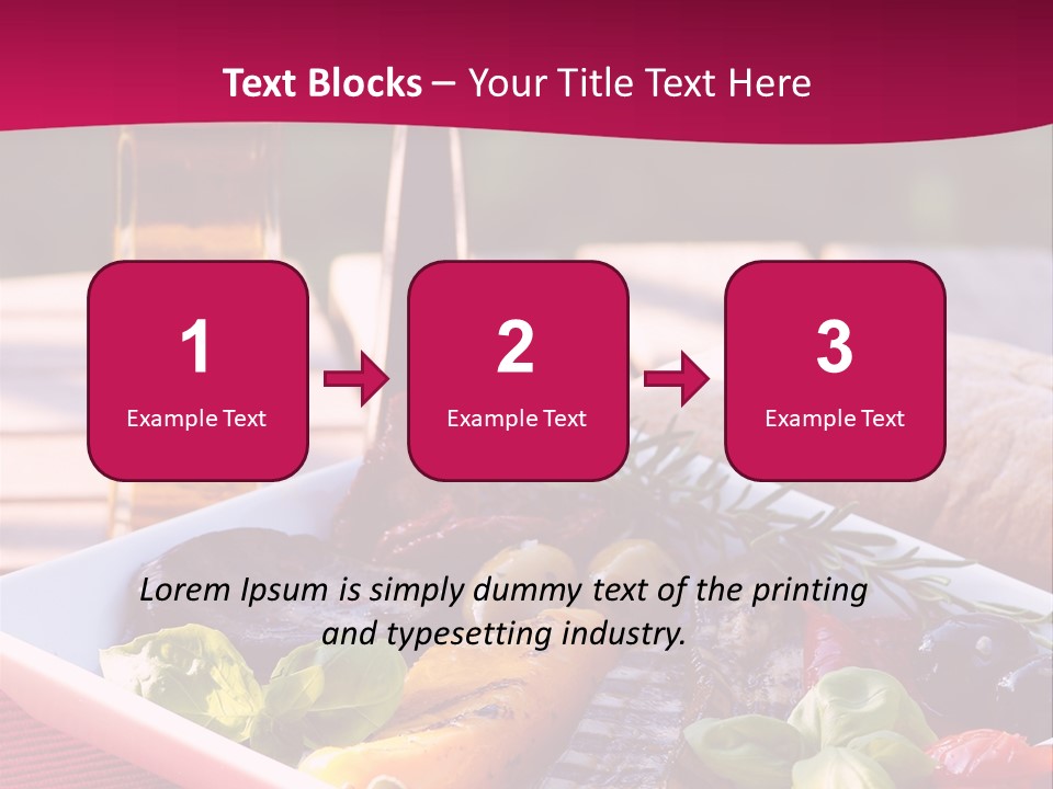 Brunch Abendessen Antipasto PowerPoint Template