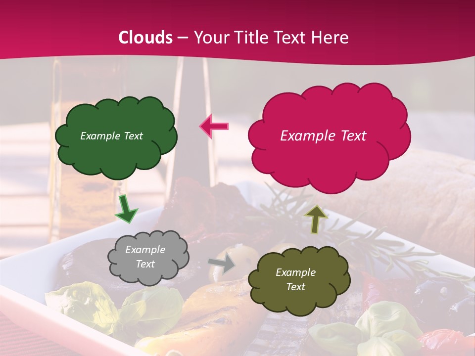 Brunch Abendessen Antipasto PowerPoint Template