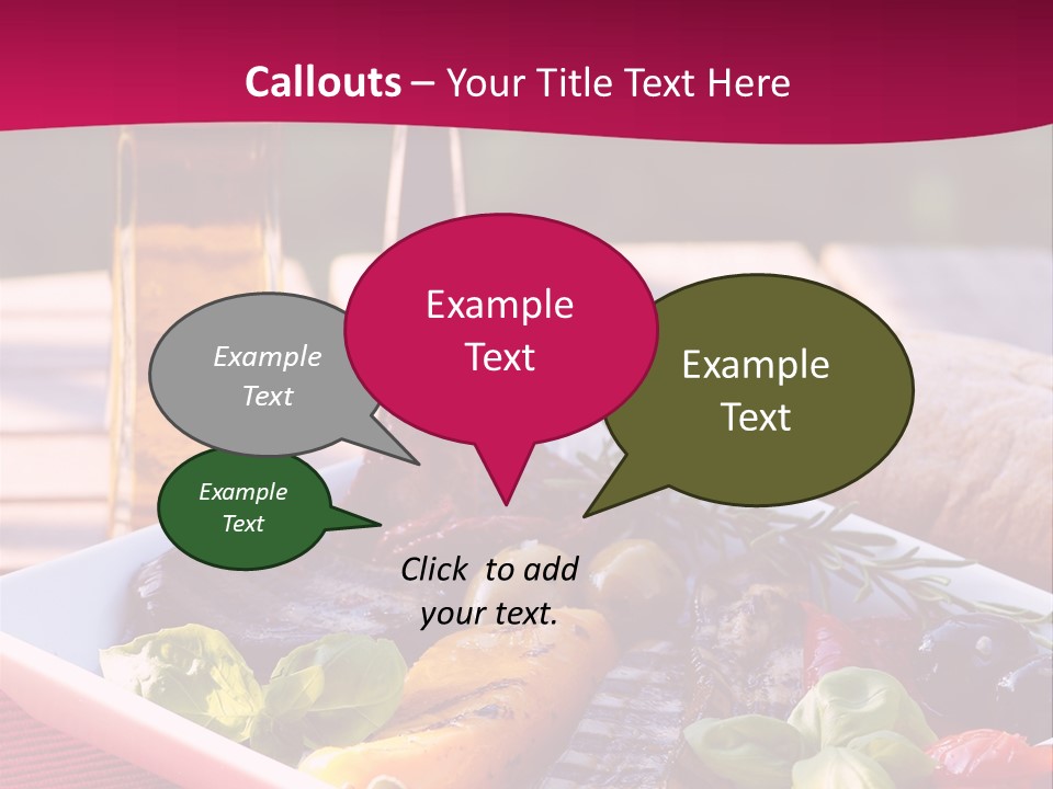 Brunch Abendessen Antipasto PowerPoint Template