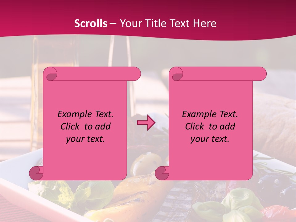 Brunch Abendessen Antipasto PowerPoint Template