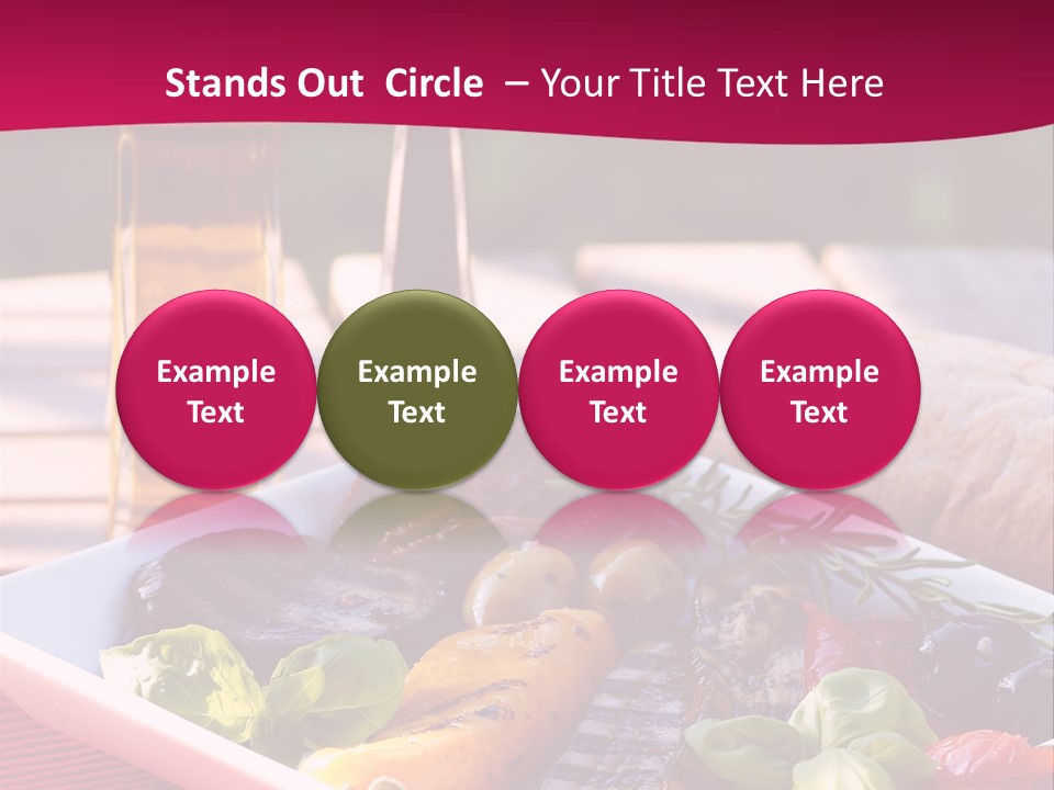 Brunch Abendessen Antipasto PowerPoint Template