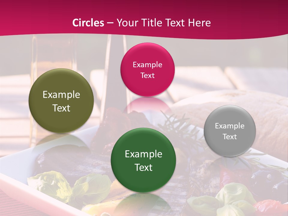 Brunch Abendessen Antipasto PowerPoint Template