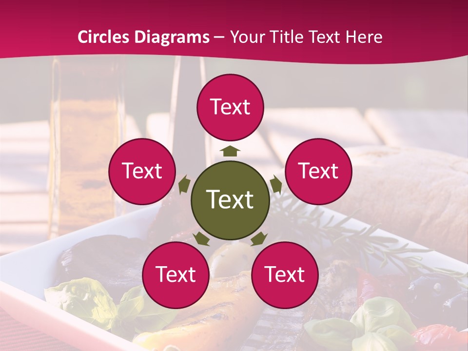 Brunch Abendessen Antipasto PowerPoint Template