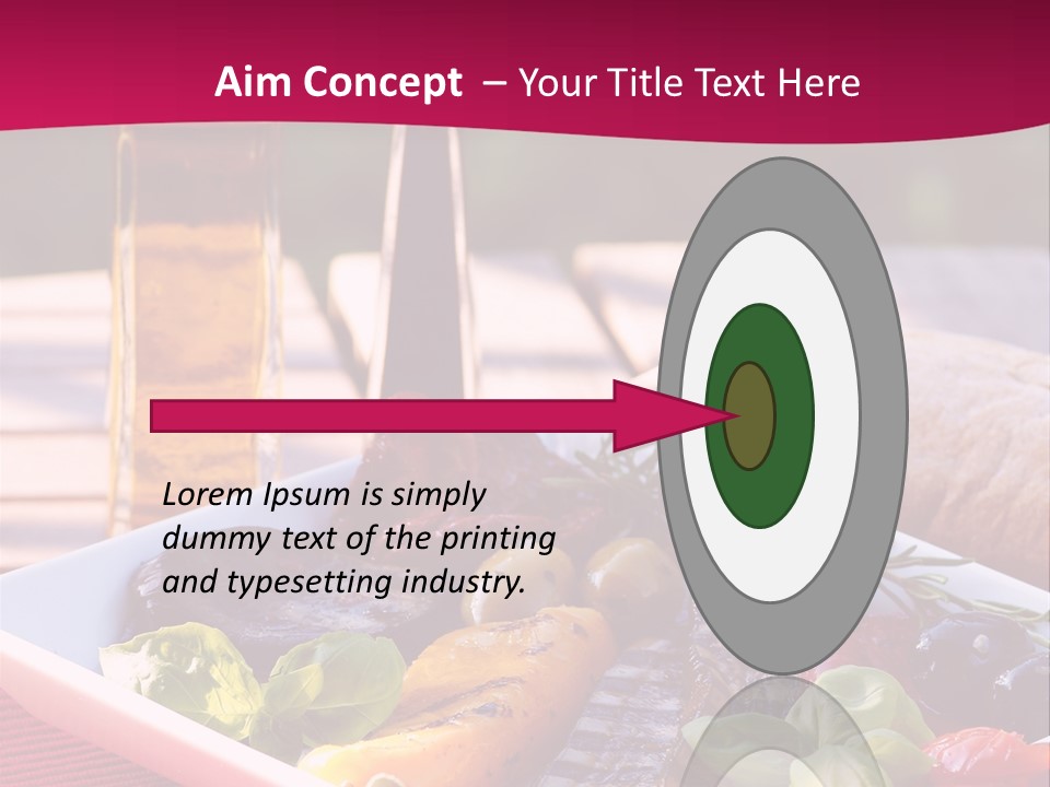 Brunch Abendessen Antipasto PowerPoint Template