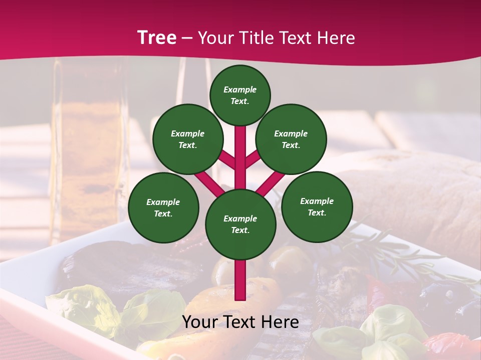 Brunch Abendessen Antipasto PowerPoint Template