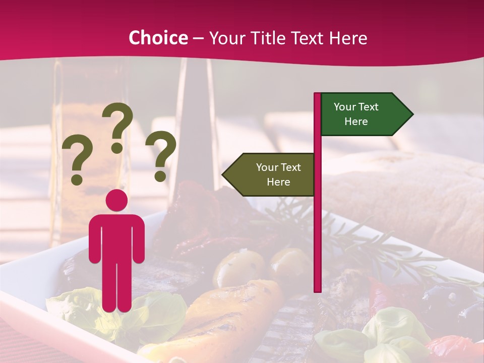 Brunch Abendessen Antipasto PowerPoint Template