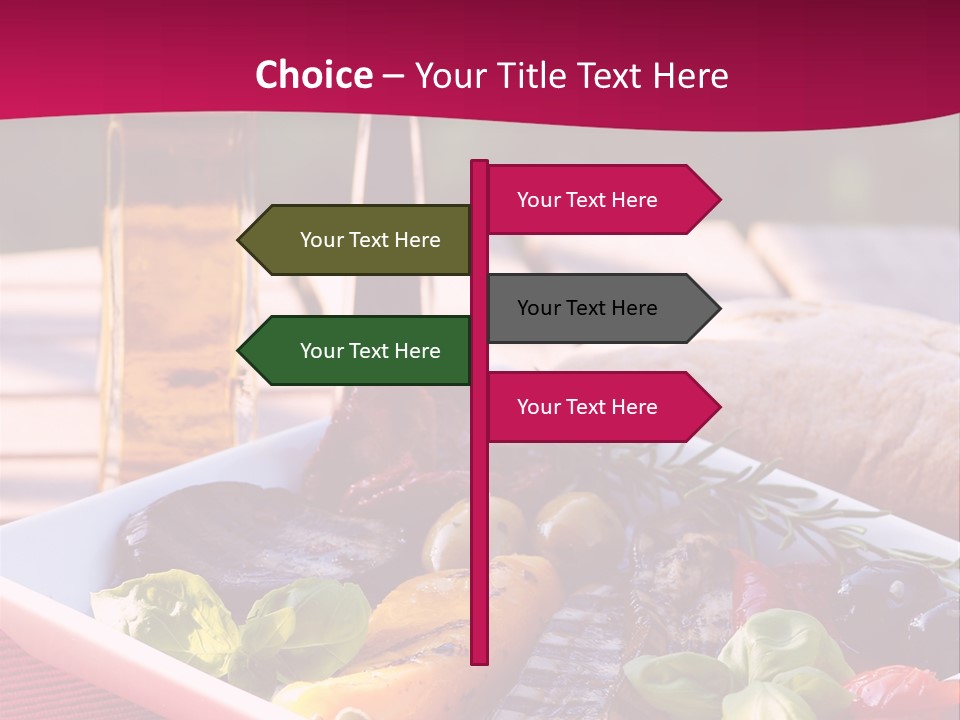 Brunch Abendessen Antipasto PowerPoint Template