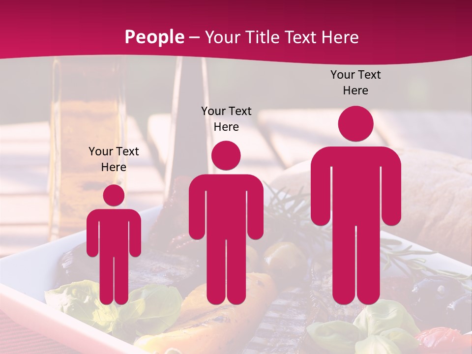 Brunch Abendessen Antipasto PowerPoint Template