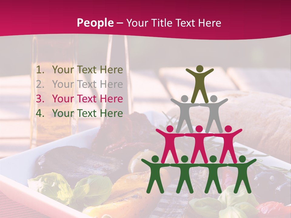 Brunch Abendessen Antipasto PowerPoint Template