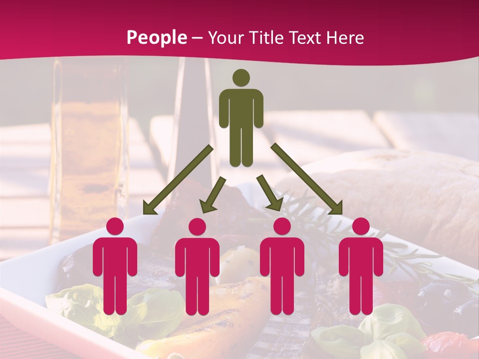 Brunch Abendessen Antipasto PowerPoint Template