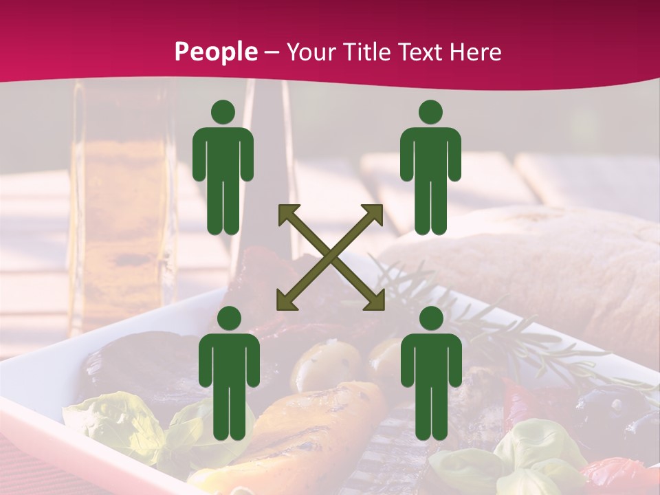 Brunch Abendessen Antipasto PowerPoint Template