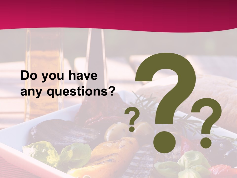 Brunch Abendessen Antipasto PowerPoint Template