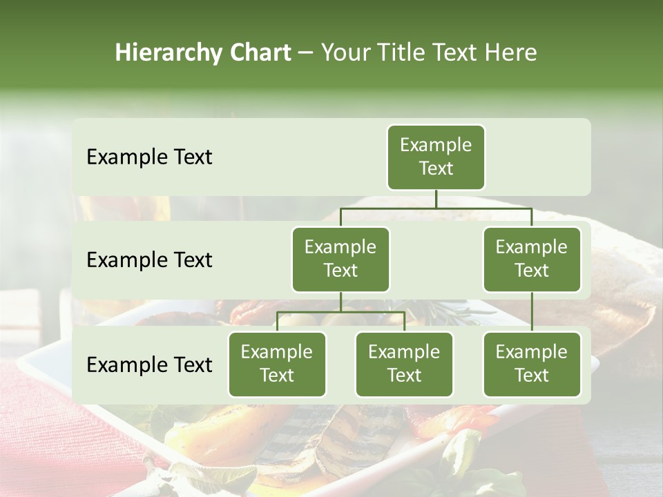 Gesund Teller Eingelegt PowerPoint Template