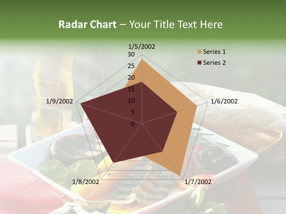 Gesund Teller Eingelegt PowerPoint Template