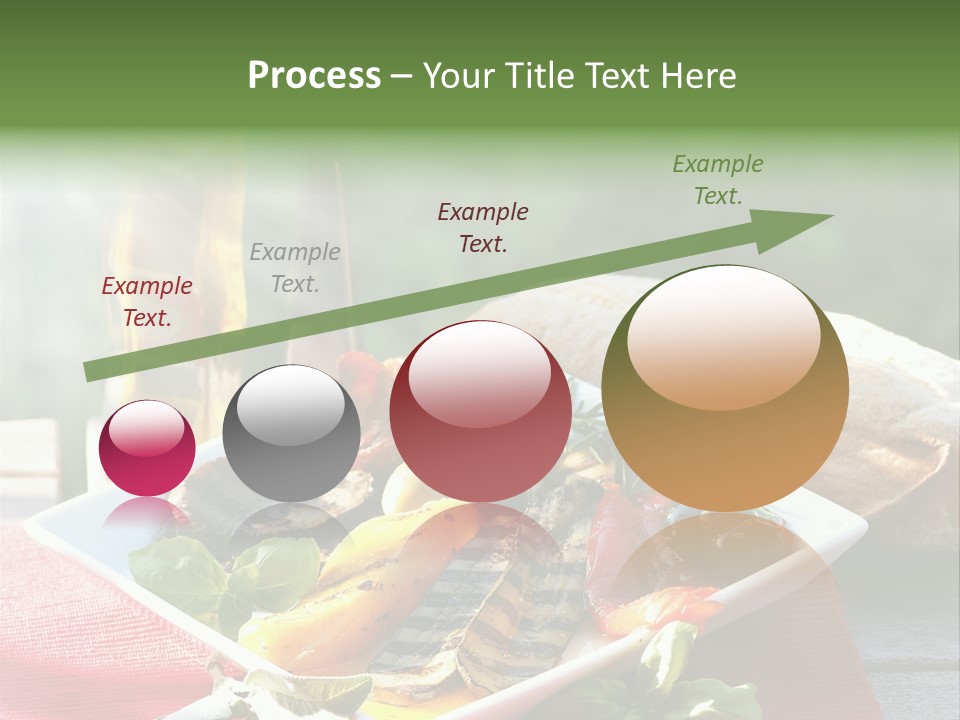Gesund Teller Eingelegt PowerPoint Template
