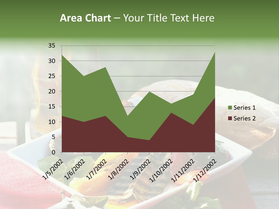 Gesund Teller Eingelegt PowerPoint Template