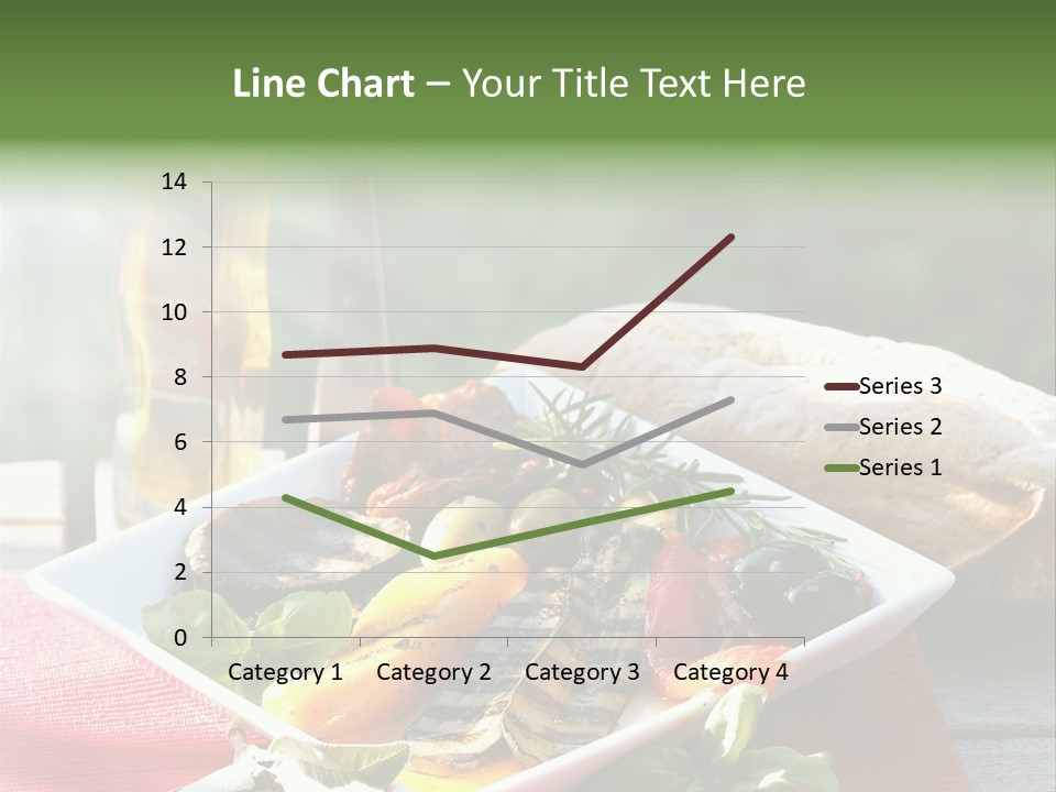 Gesund Teller Eingelegt PowerPoint Template