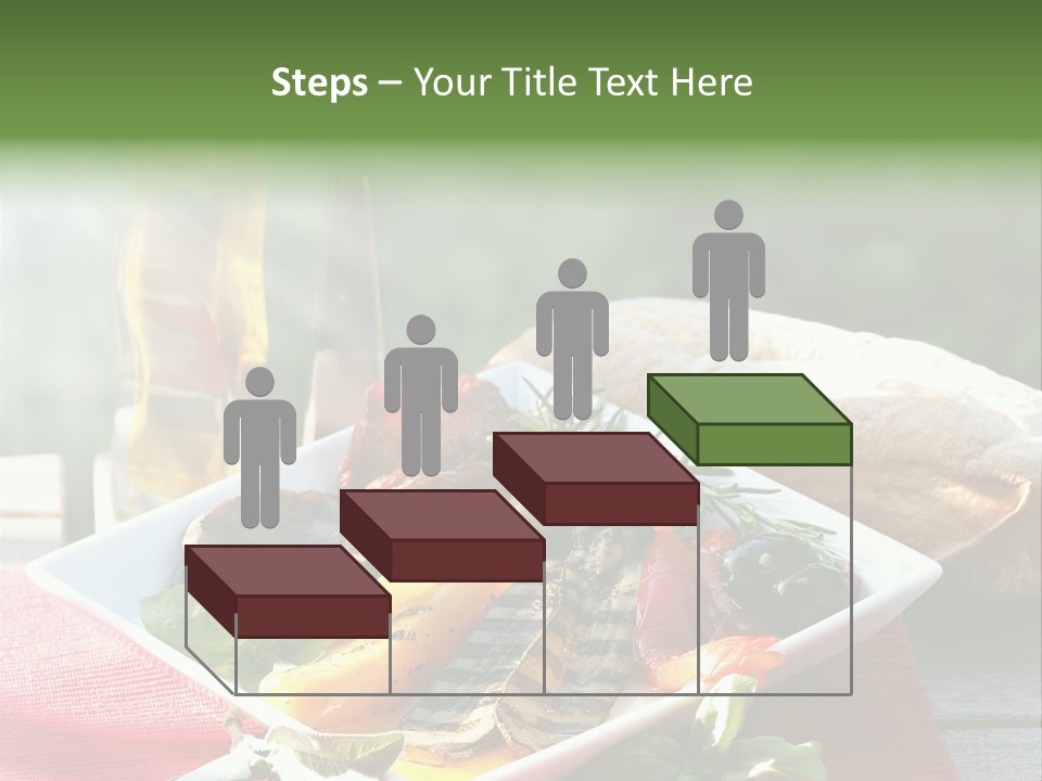 Gesund Teller Eingelegt PowerPoint Template