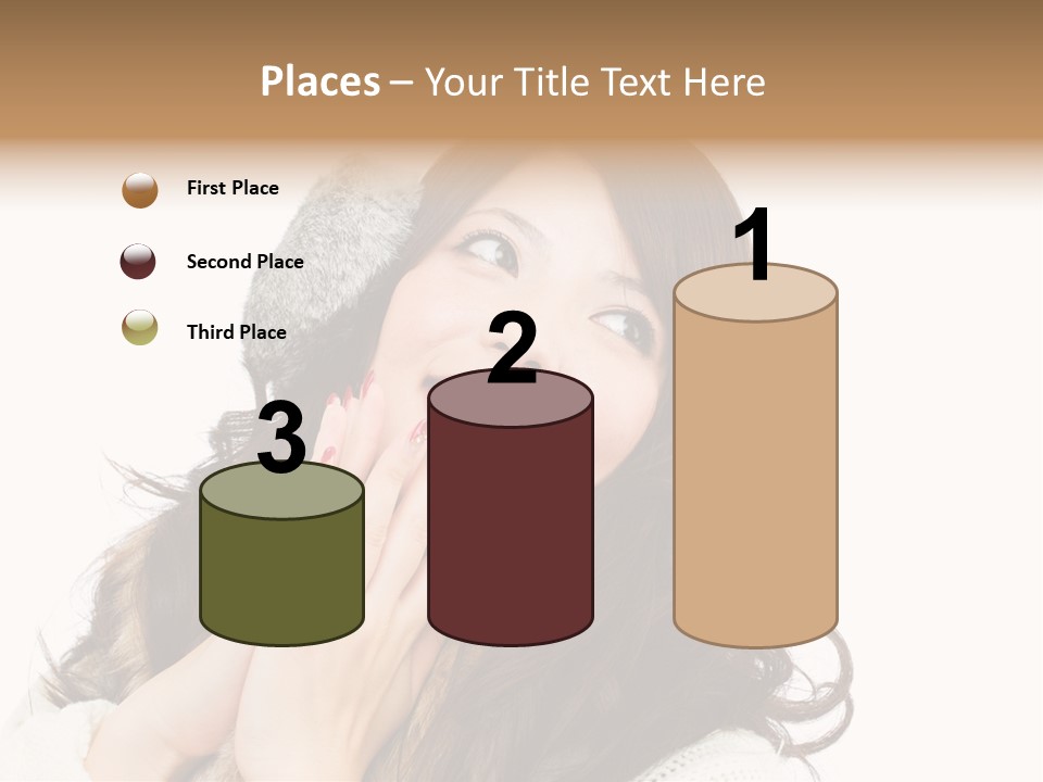 Happy Beautiful Glove PowerPoint Template