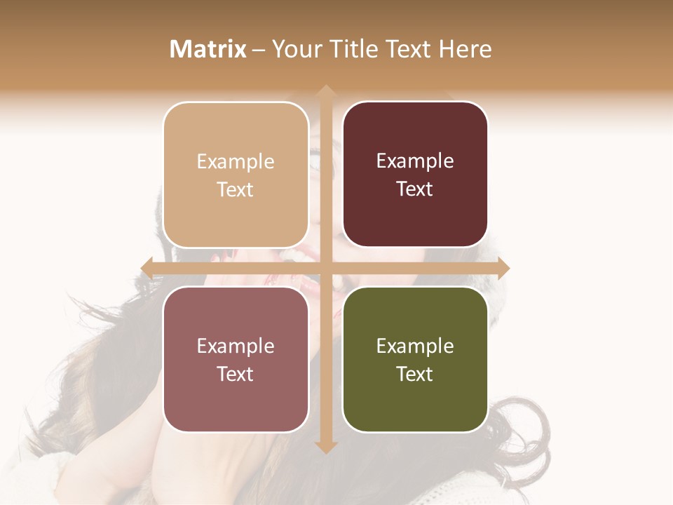 Happy Beautiful Glove PowerPoint Template