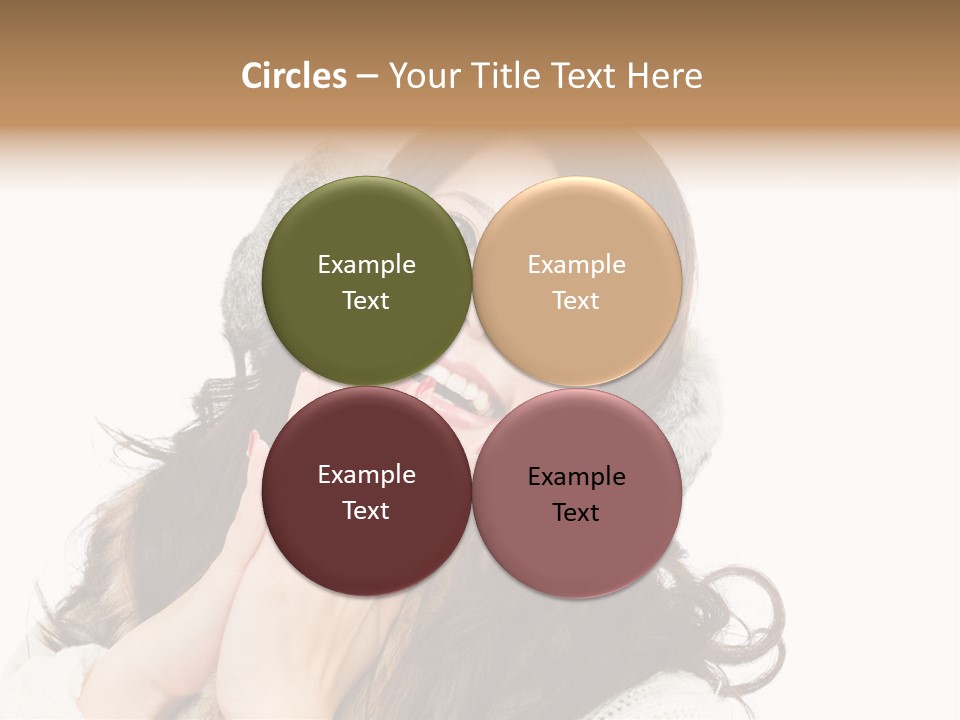 Happy Beautiful Glove PowerPoint Template