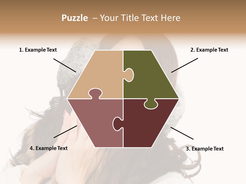 Happy Beautiful Glove PowerPoint Template