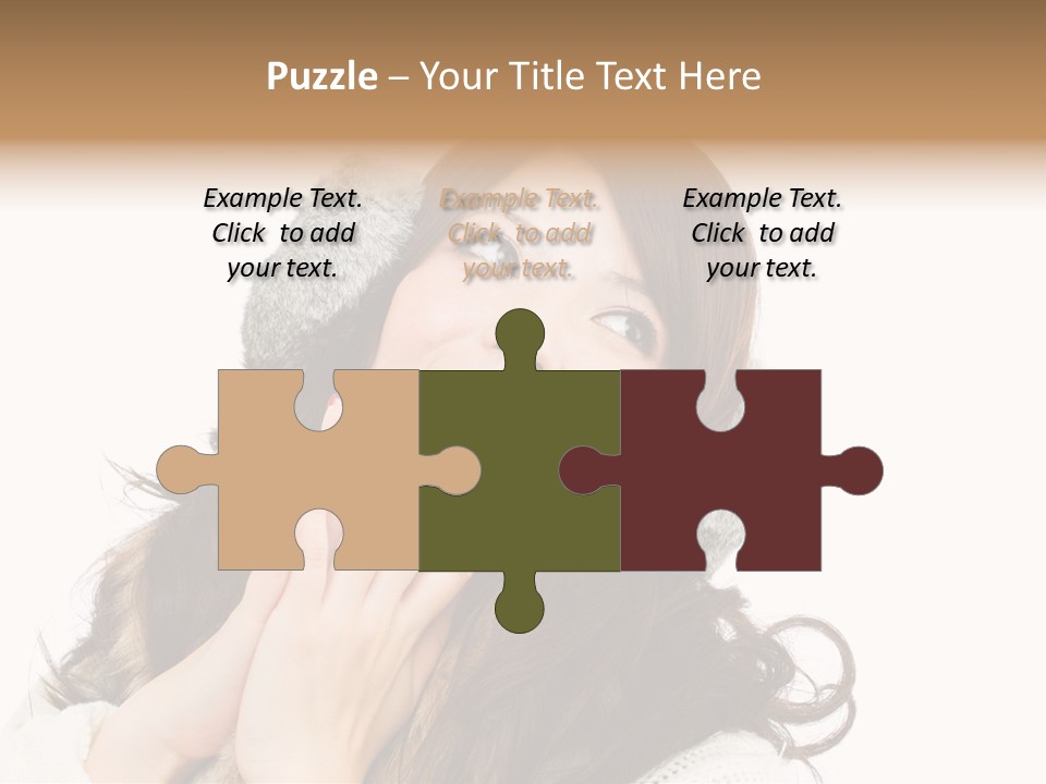 Happy Beautiful Glove PowerPoint Template