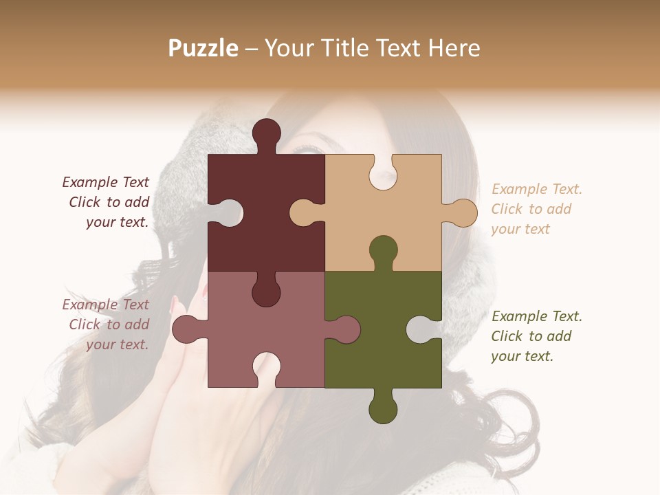 Happy Beautiful Glove PowerPoint Template