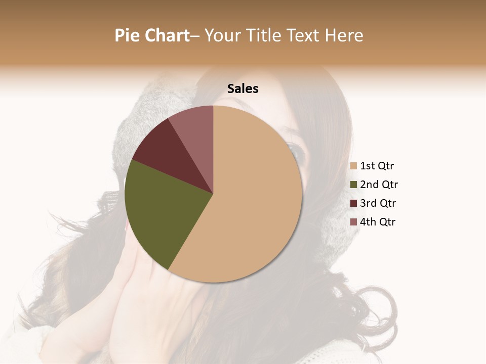 Happy Beautiful Glove PowerPoint Template