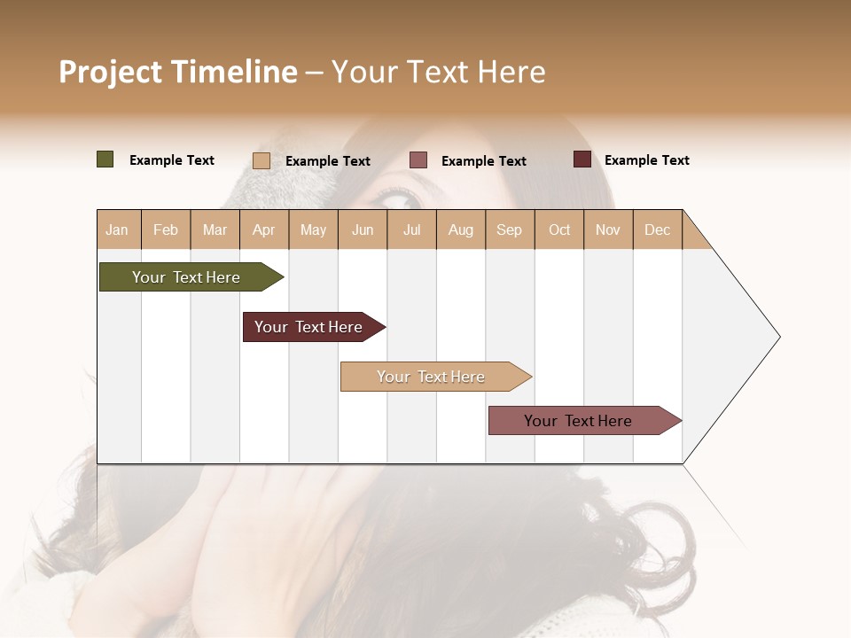 Happy Beautiful Glove PowerPoint Template