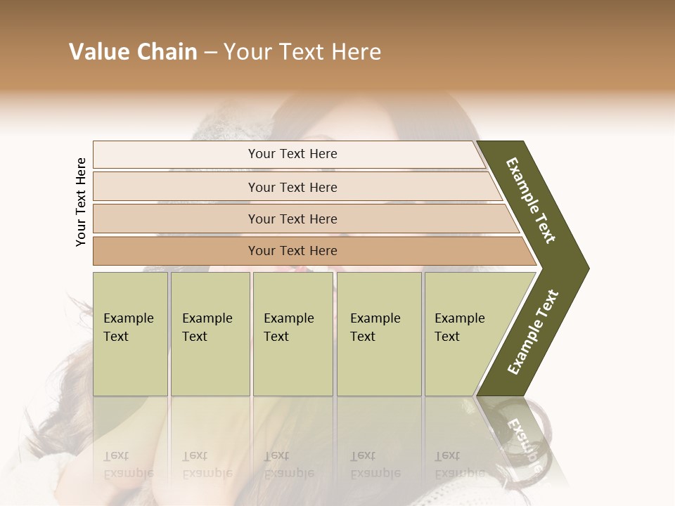 Happy Beautiful Glove PowerPoint Template