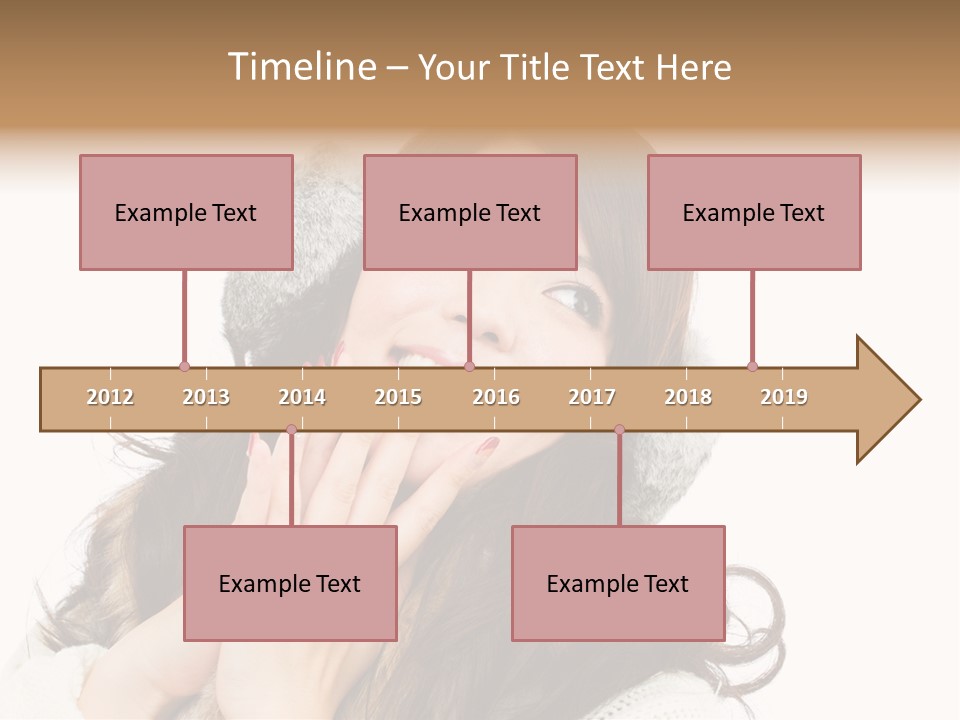 Happy Beautiful Glove PowerPoint Template