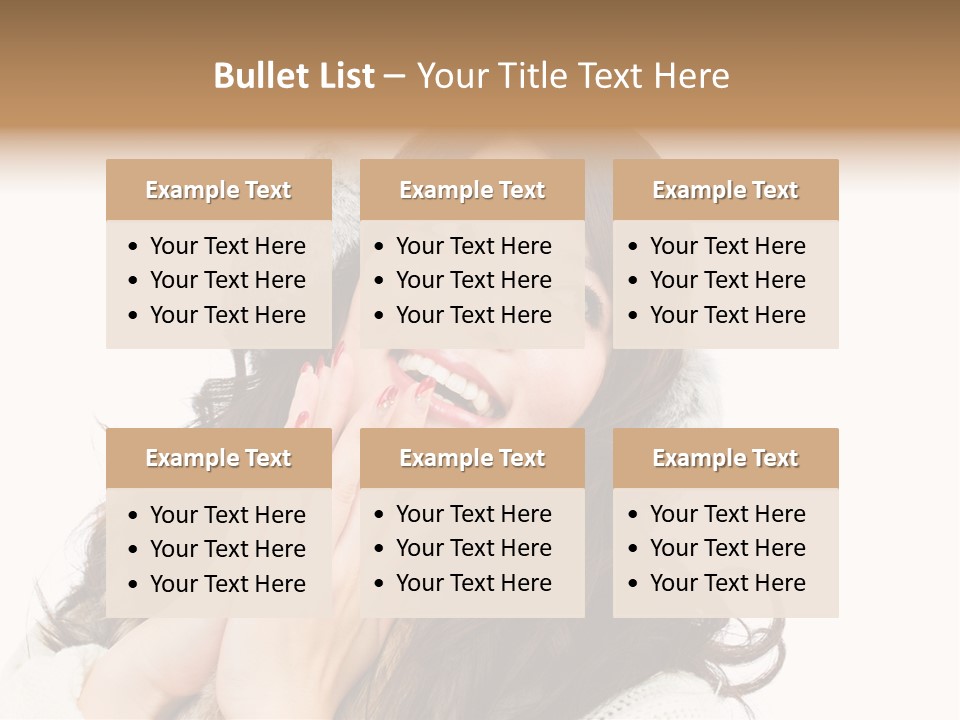 Happy Beautiful Glove PowerPoint Template