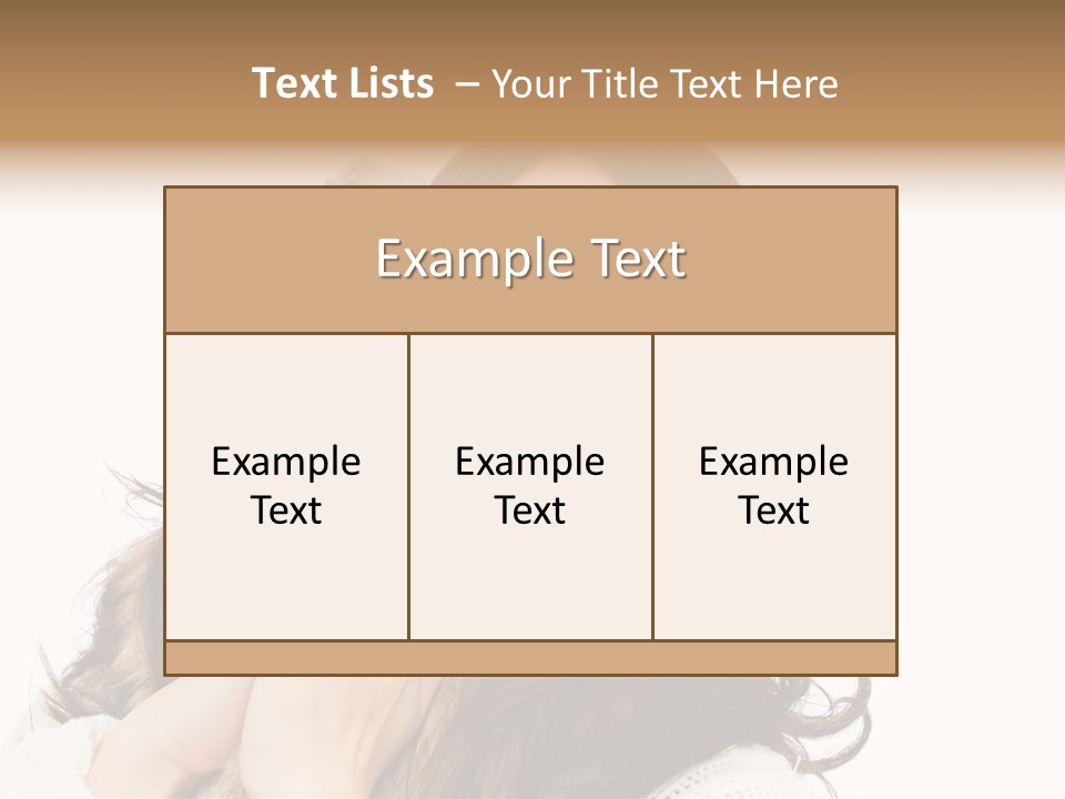 Happy Beautiful Glove PowerPoint Template