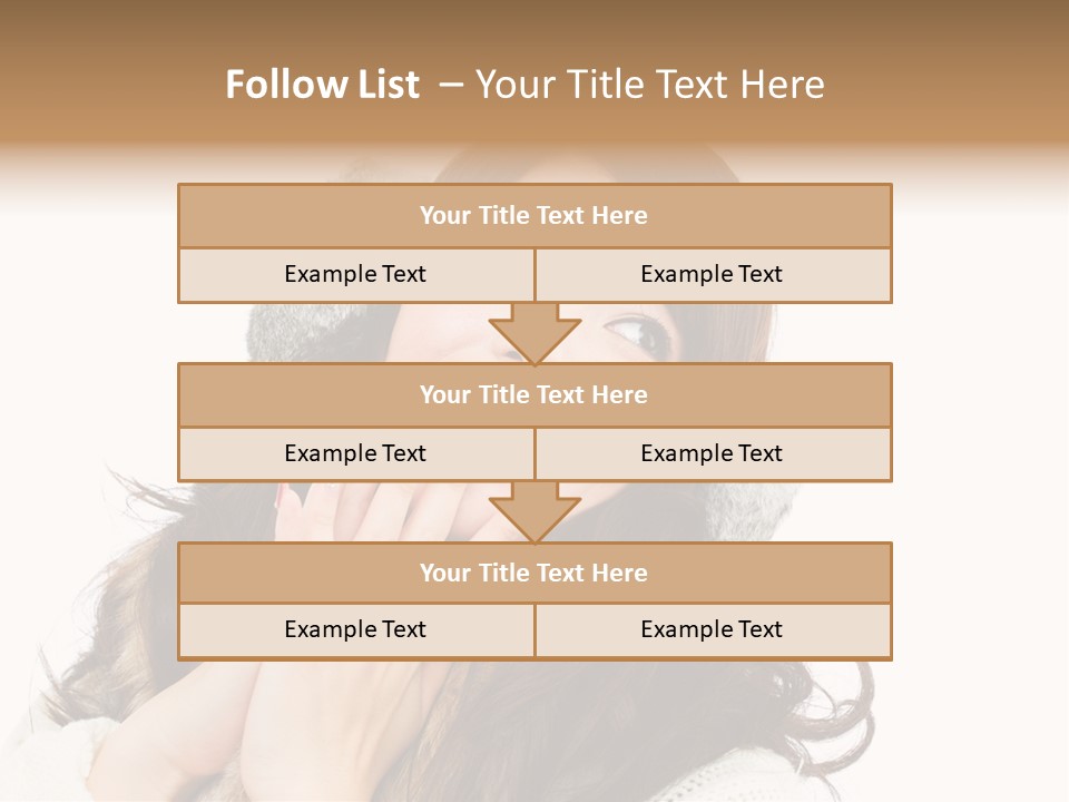 Happy Beautiful Glove PowerPoint Template