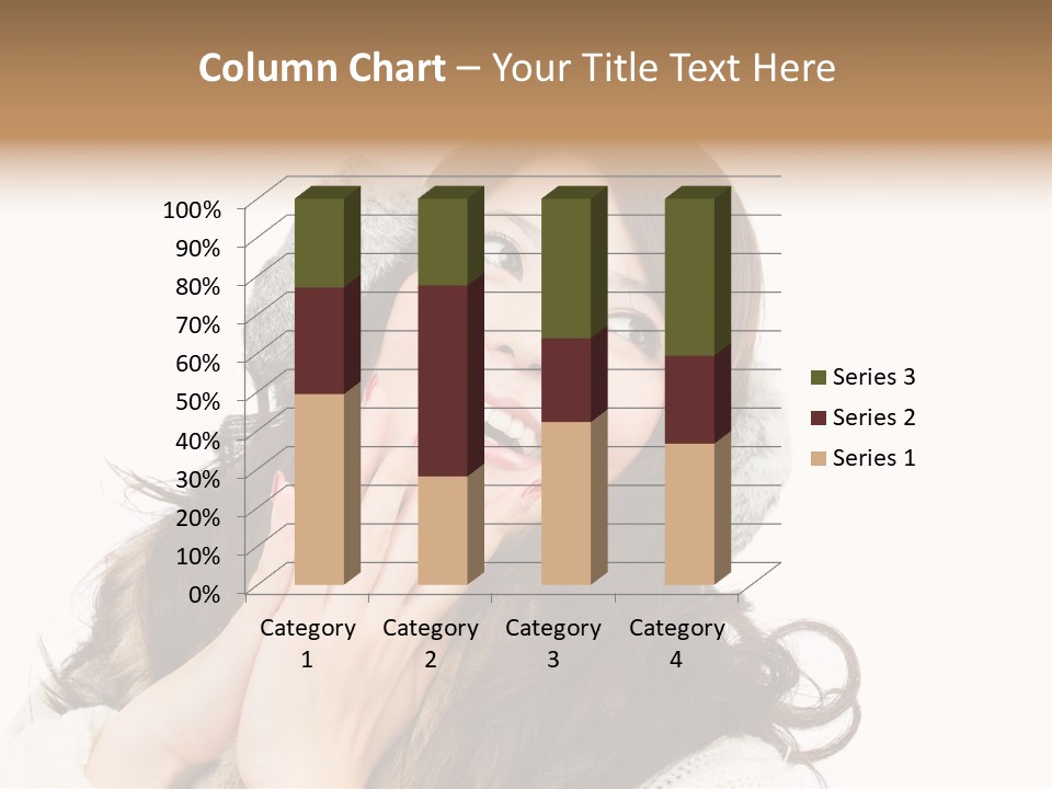 Happy Beautiful Glove PowerPoint Template