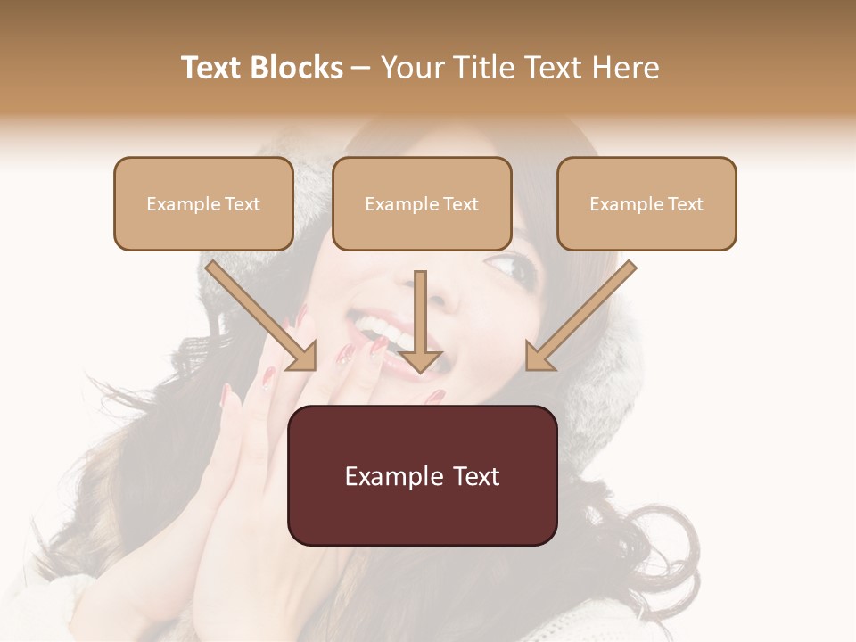 Happy Beautiful Glove PowerPoint Template