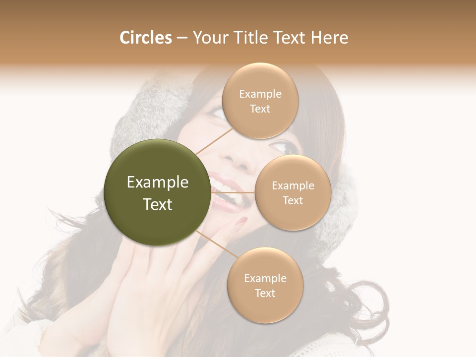 Happy Beautiful Glove PowerPoint Template