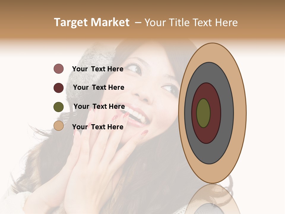 Happy Beautiful Glove PowerPoint Template