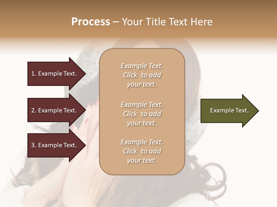 Happy Beautiful Glove PowerPoint Template