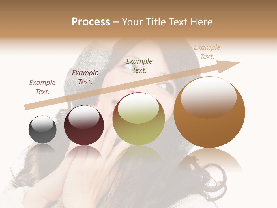 Happy Beautiful Glove PowerPoint Template