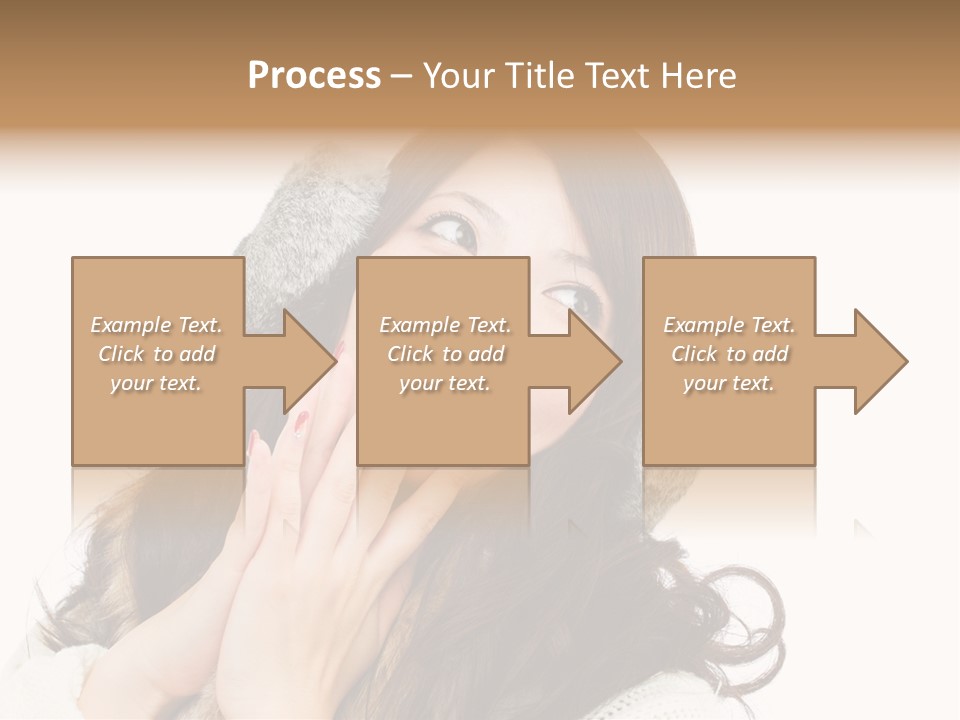 Happy Beautiful Glove PowerPoint Template