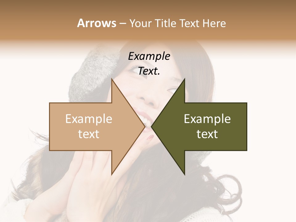 Happy Beautiful Glove PowerPoint Template