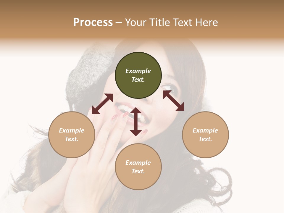 Happy Beautiful Glove PowerPoint Template