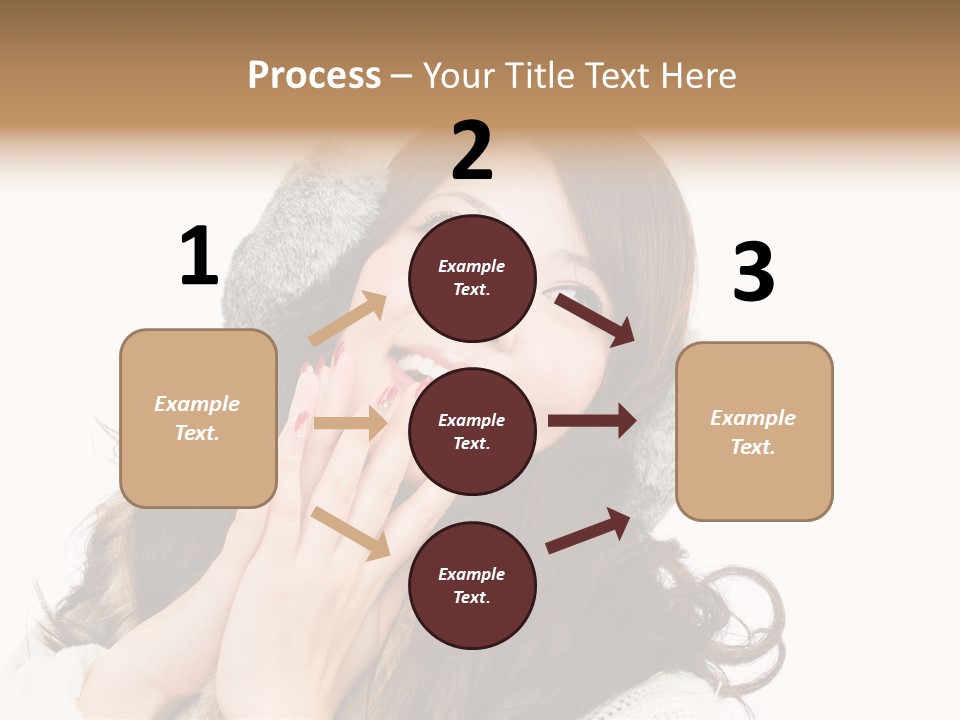 Happy Beautiful Glove PowerPoint Template