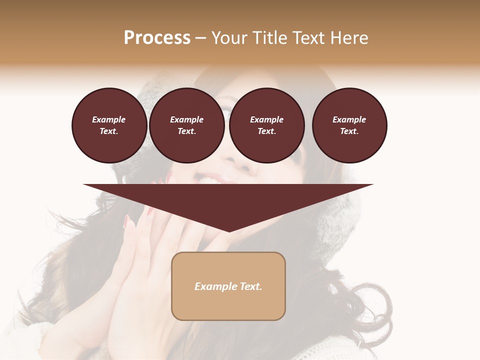 Happy Beautiful Glove PowerPoint Template