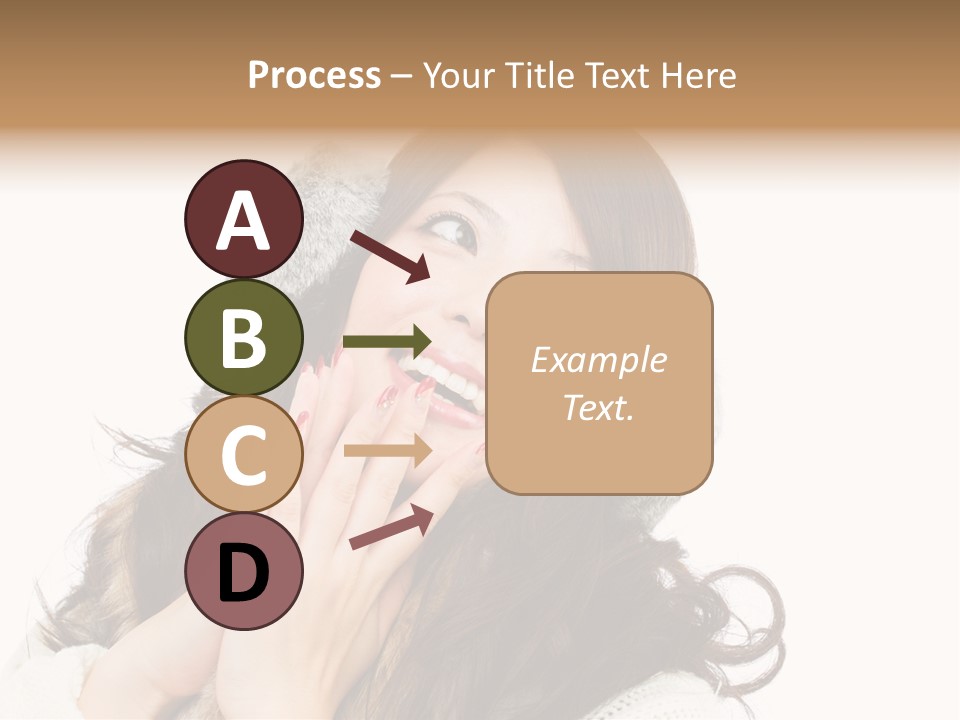 Happy Beautiful Glove PowerPoint Template