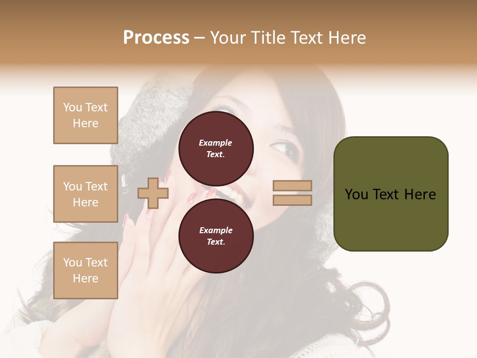 Happy Beautiful Glove PowerPoint Template